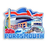 Refrigerator Magnet for Portsmouth UK  1494