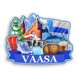 Refrigerator Magnet for Vaasa Finland  2350