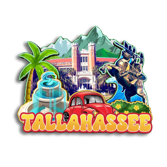 Магнит на холодильник для Таллахасси, Флорида, США 182