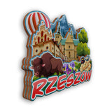 Refrigerator Magnet for Rzeszow Poland  2125