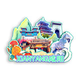 Kühlschrankmagnet für Xianyang, Shaanxi, China 424
