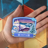 Refrigerator Magnet for Antu, Jilin, China  726