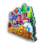 Refrigerator Magnet for Ohrid North Macedonia  2507