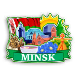 Refrigerator Magnet for Minsk Belarus  2466