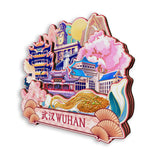 Kühlschrankmagnet für Wuhan, Hubei, China 583