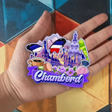 Refrigerator Magnet for Chambord France  1342