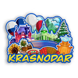 Kühlschrankmagnet für Krasnodar, Russland 2534