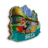 Refrigerator Magnet for Seia Portugal  1958