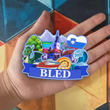 Kühlschrankmagnet für Bled Slowenien 2358