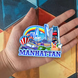 Refrigerator Magnet for Manhattan New York USA  1069