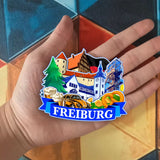 Refrigerator Magnet for Freiburg Germany  1202