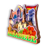 Refrigerator Magnet for Sabadell Spain  1525