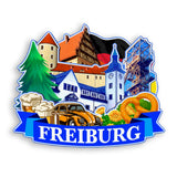 Refrigerator Magnet for Freiburg Germany  1202