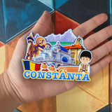 Refrigerator Magnet for Constanta Romania  2323