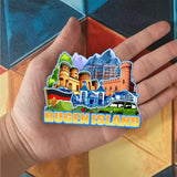 Refrigerator Magnet for Ruben Island Germany  1240