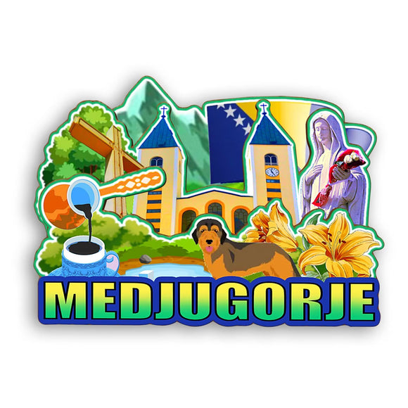 Refrigerator Magnet for Medjugorje Bosnia and Herzegovina  2409