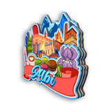 Refrigerator Magnet for Albi France  2582