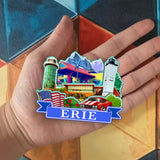 Refrigerator Magnet for Erie Pennsylvania USA  1121