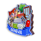 Refrigerator Magnet for Geneva Switzerland  2031