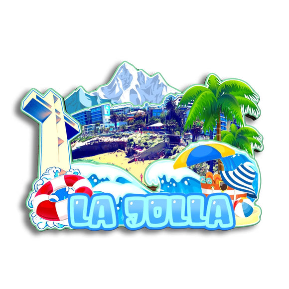 Kühlschrankmagnet für La Jolla, Kalifornien, USA 265