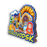 Kühlschrankmagnet für Kislowodsk, Russland 2558