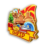 Refrigerator Magnet for Ohrid North Macedonia  2506