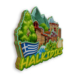 Refrigerator Magnet for Halkidiki Greece  1787