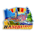 Refrigerator Magnet for Hamburg Germany  1173