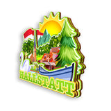 Refrigerator Magnet for Hallstatt Austria  1598