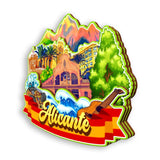 Kühlschrankmagnet für Alicante, Spanien 1565