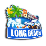 Магнит на холодильник для Лонг-Бич, Калифорния, США 237