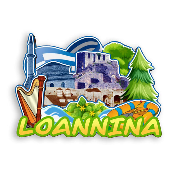 Refrigerator Magnet for Loannina Greece  1722