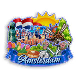 Refrigerator Magnet for Amsterdam Netherlands  1971