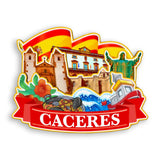 Refrigerator Magnet for Caceres Spain  1544