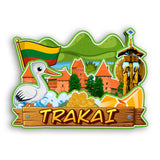 Refrigerator Magnet for Trakai Lithuania  2479