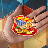 Refrigerator Magnet for Sabadell Spain  1526
