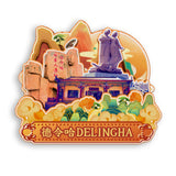 Refrigerator Magnet for Delingha, Qinghai, China  866