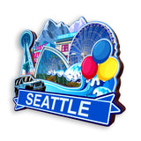 Refrigerator Magnet for Seattle Washington USA  898