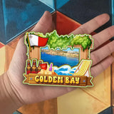 Refrigerator Magnet for Golden Bay Malta  2307