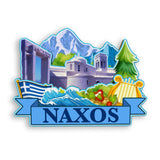 Refrigerator Magnet for Naxos Greece  1758