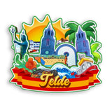 Refrigerator Magnet for Telde Spain  1428