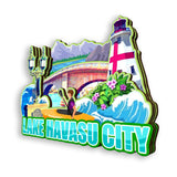 Kühlschrankmagnet für Lake Havasu City Arizona USA 319