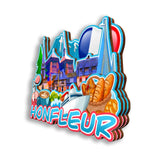 Refrigerator Magnet for Honfleur France  2632