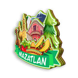 Refrigerator Magnet for Mazatlan Mexico  1804