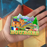 Refrigerator Magnet for Bourges France  2636