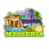 Refrigerator Magnet for Messenia Greece  1791