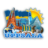 Refrigerator Magnet for Uppsala Sweden  2166