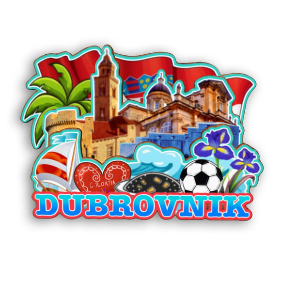 Kühlschrankmagnet für Dubrovnik Kroatien 2209