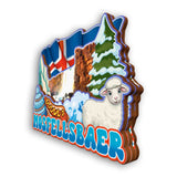 Refrigerator Magnet for Mostellsbaer Iceland  2262