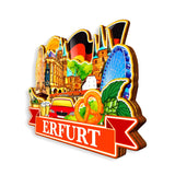 Refrigerator Magnet for Erfurt Germany  1244